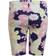 Adidas Allover Flower Print Cycling Shorts Kids - White/true Pink/almost Lime/legacy Indigo