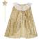 Meri Meri Gold Sequins Cloak with Magic Wand