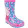 Peppa Pig Girls Peppa Pig Flower Character Wellies - Blue/Pink