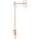 Thomas Sabo Charm Club Dragonfly Single Earring - Rose Gold/Multicolour