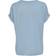 Only Top Col Rond Manches Courtes Poignets - Bleu