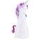 Great Pretenders Baby Unicorn Cape White Multi-Coloured