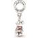 Pandora Disney Mickey Mouse & Minnie Mouse Kissing Dangle Charm - Silver/Red