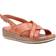 Hush Puppies Elena Crossover Wedges - Tan