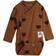 Mini Rodini Basic Hearts Wrap Body - Brown (1000007416)