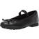 Geox Girls Plie Leather School Shoes - Black