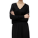 Object Collector's Item Thess Deep V-Neck Knitted Pullover - Black