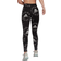 Adidas Women Sportswear Essentials Logo Allover Print Leggings - Black/White