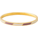 Design Letters Striped Candy Bangle - Gold/White/Purple