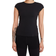 NIKE Yoga Luxe Short Sleeve Top Women - Black/Dark Smoke Grey