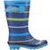 Cotswold Unisex Stripe Wellington Boot - Blue/Green/Yellow