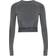 Everlast Seamless Long Sleeve Crop Top Women - New Charcoal