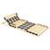 vidaXL Bed Frame with 38 Slats Adjustable Head