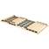 vidaXL Bed Frame with 38 Slats Adjustable Head