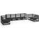 vidaXL 3075463 Loungeset, Bord inkl. 8 Soffor