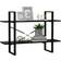 vidaXL 2-Tier Bogreol 70cm