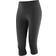 Spiro Softex Capri Sports Leggings Women - Black