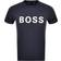 HUGO BOSS Relaxed-Fit in Cotton with Contrast Logo T-shirt Unisex - Dark Blue