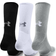 Under Armour Heatgear Crew Socks 3-pack Unisex - Steel/White - 035