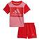 Adidas Adidas Infant Essentials Tee & Shorts Set - Pink/Red (GS4281)