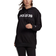 Adidas Essentials Oversized Hoodie Black/White Female