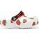 Crocs Kid's Classic Food Print Croslite Clogs - White