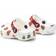 Crocs Kid's Classic Food Print Croslite Clogs - White