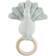 Cam Cam Copenhagen Gift Box w. Printed Swaddle and Peacock Rattle Grey Wave