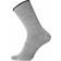 Egtved Wool No Elastic Rib Socks - Gray