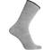 Egtved Wool No Elastic Rib Socks - Gray