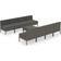 vidaXL 3094334 Loungeset, 1 Bord inkl. 8 Soffor