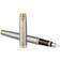 Parker IM Brushed Metal Gold Trim Fountain Pen