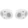 Power Dynamics BE42W Set d'Enceintes 150 Watts 4 Livré avec Etrier de Fixation Blanc