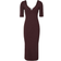 Reiss Olivia Sweetheart Neck Midi Dress - Burgundy