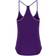 Tridri Yoga Vest Women - Bright Purple/Purple Melange