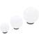 vidaXL Spherical 3-pack Bedlampe 3stk