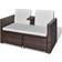 vidaXL 40736 Loungeset, Bord inkl. 2 Soffor