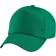 Beechfield Unisex Plain Original 5 Panel Baseball Cap 2-pack - Kelly Green