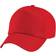 Beechfield Unisex Plain Original 5 Panel Baseball Cap 2-pack - Classic Red