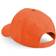 Beechfield Unisex Plain Original 5 Panel Baseball Cap 2-pack - Orange