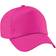 Beechfield Unisex Plain Original 5 Panel Baseball Cap 2-pack - Fuchsia