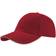 Atlantis Liberty Sandwich Heavy Brush 6 Panel Cap - Burgundy