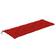 vidaXL - Coussin de chaise Rouge (150x50cm)