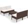 vidaXL 3094307 Lounge-Set, 1 Tisch einschl. 4 Sofas