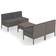 vidaXL 3094307 Lounge-Set, 1 Tisch einschl. 4 Sofas