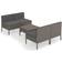 vidaXL 3094307 Loungeset, 1 Bord inkl. 4 Soffor