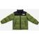 The North Face Youth 1996 Printed Retro Nuptse Jacket - Night Green/Lightening Yellow/Iridescent (NF0A5IYC)