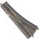 Roco H0 GeoLine (met ballastbed) 61140 Wissel, Links 200 mm 1 stuk(s)