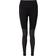 Tridri Rib Knit Contrast Bottom Leggings Women - Black/Charcoal