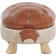 Beliani Turtle Foot Stool 26cm